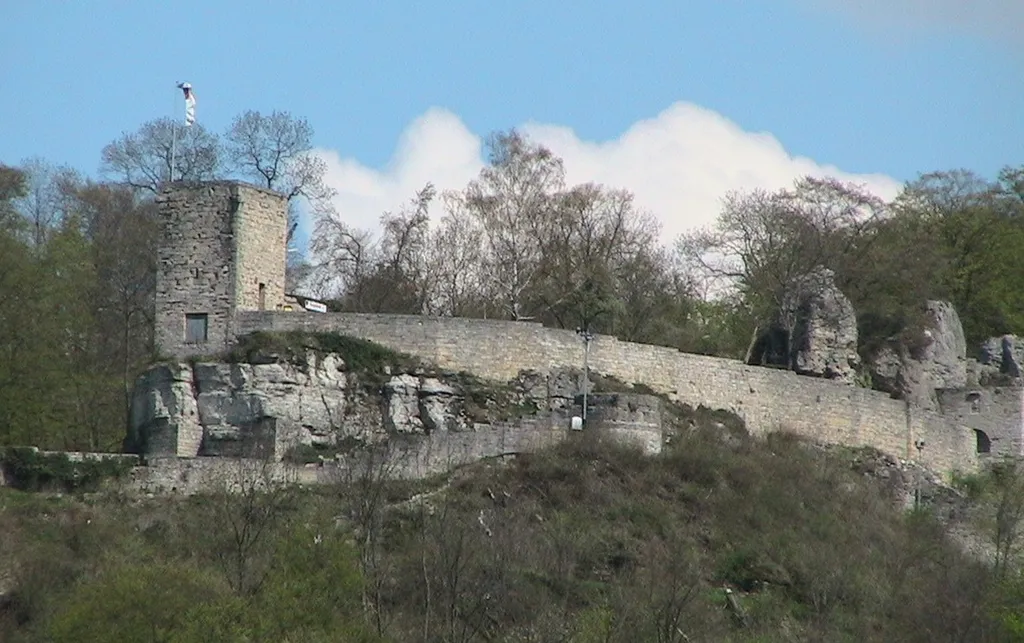 Ruins of Castle Helfenstein in Baden-Württemberg, Germany.