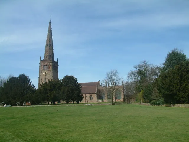 Church of St Peter and St Paul, the parish church in Coleshill, Warwickshire.