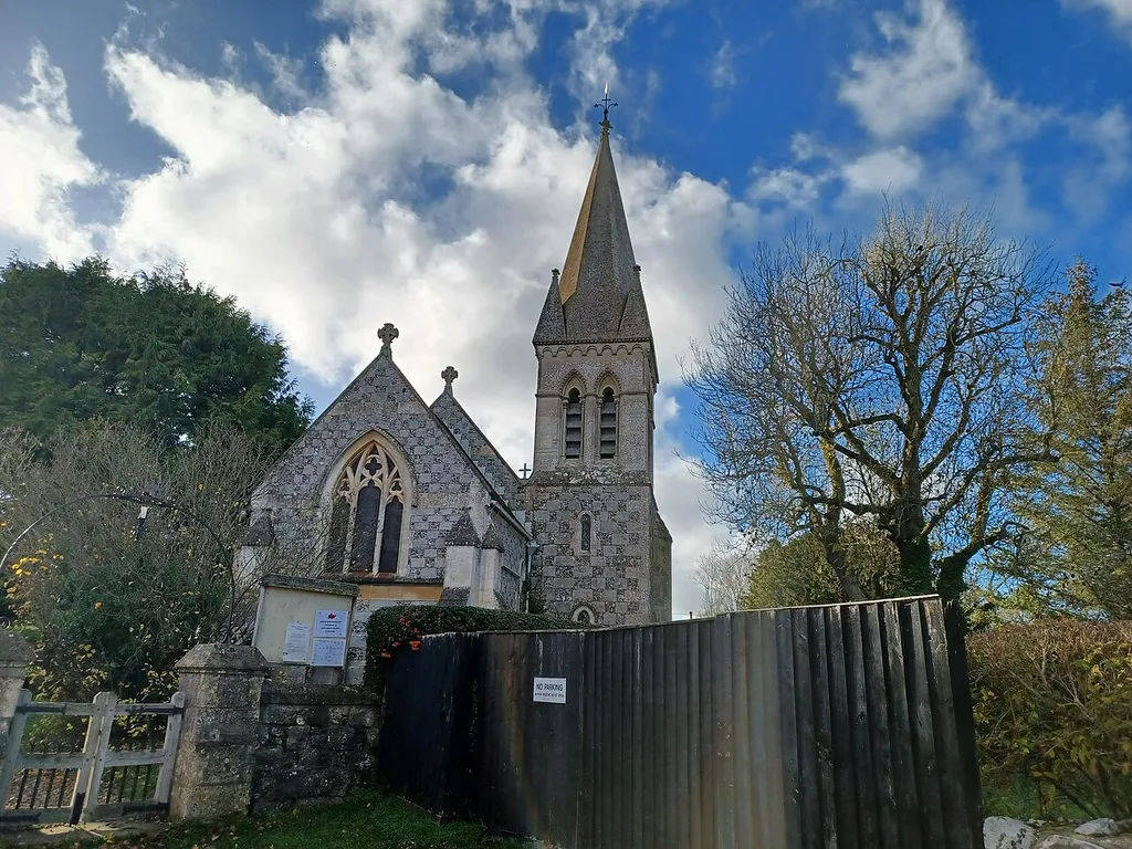 Christ Church, East Kennett, Wiltshire, England. 1863-4. Grade II listed.