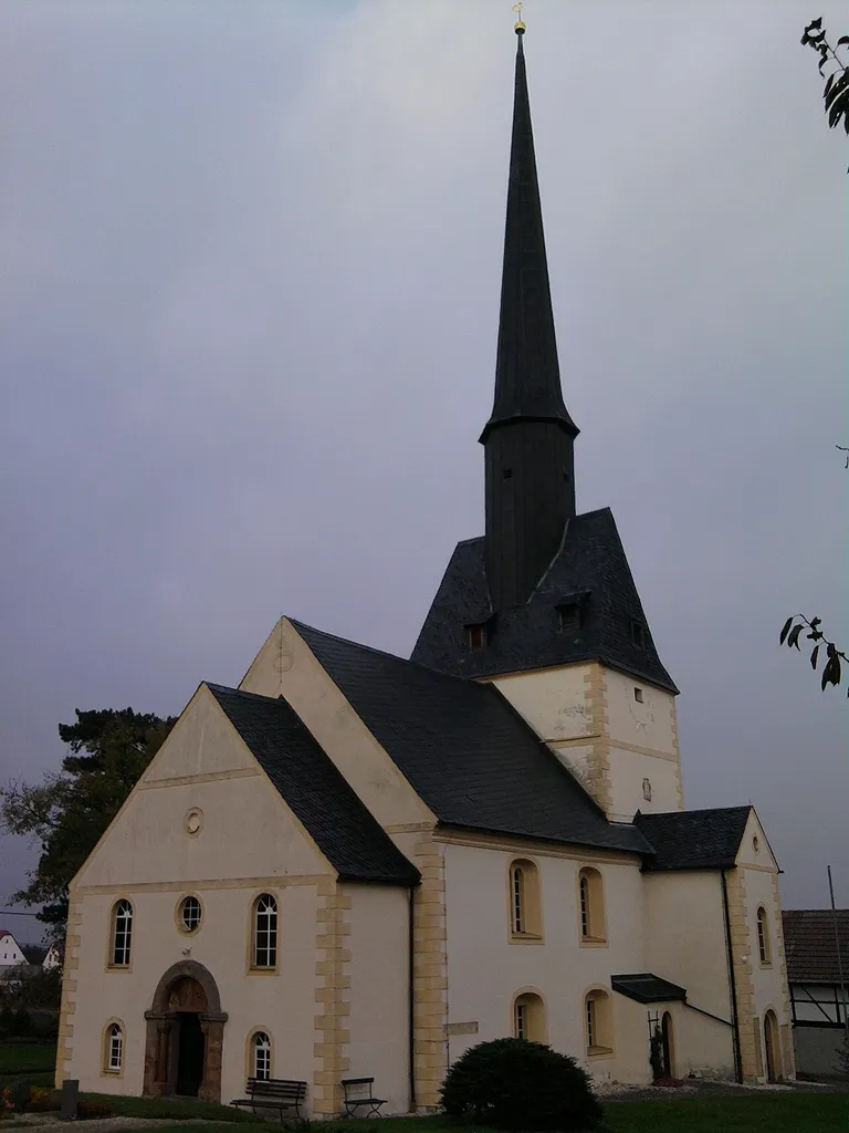 Church in Flemmingen, municipality Jückelberg in thuringian Landkreis Altenburger Land