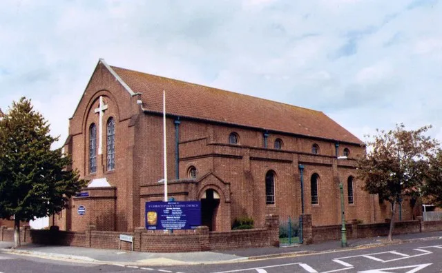 St Christopher's parish church, Arnewood Road, Southbourne, Dorset, seen from the south
