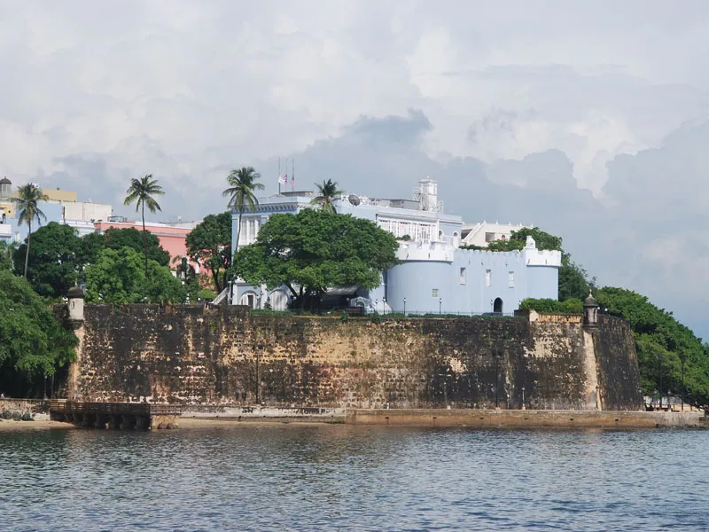 The residence of the Governor of Puerto Rico, La Fortaleza in San Juan - the oldest executive mansion in the New World