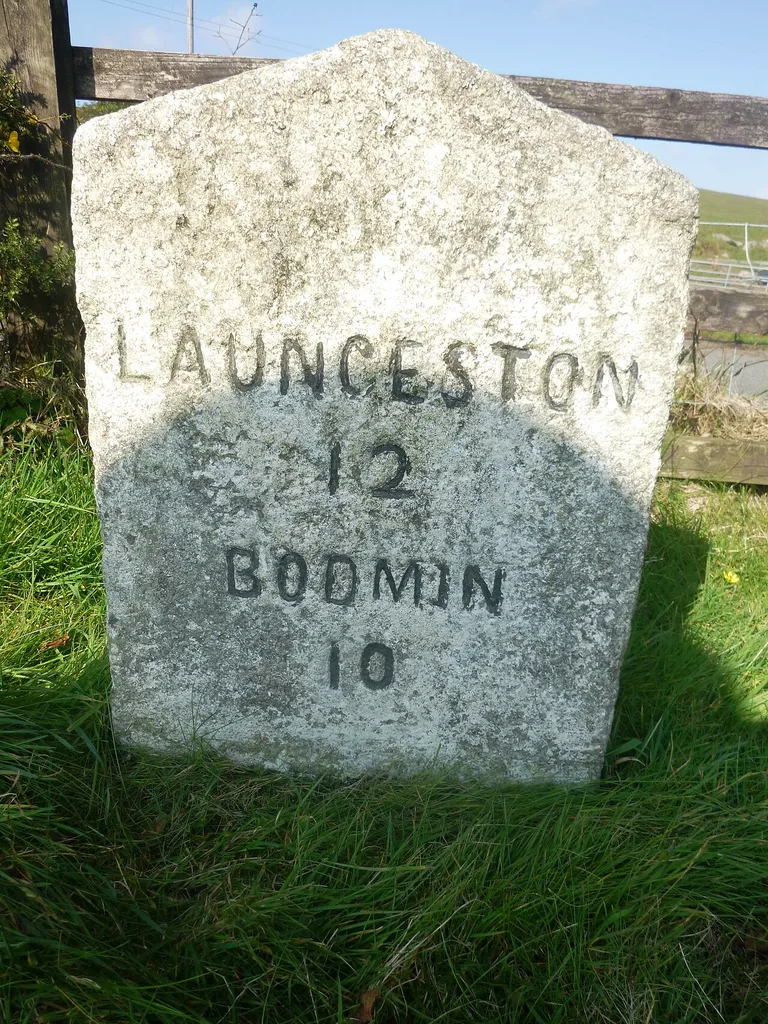 Old Milestone by the A30 at Bolventor