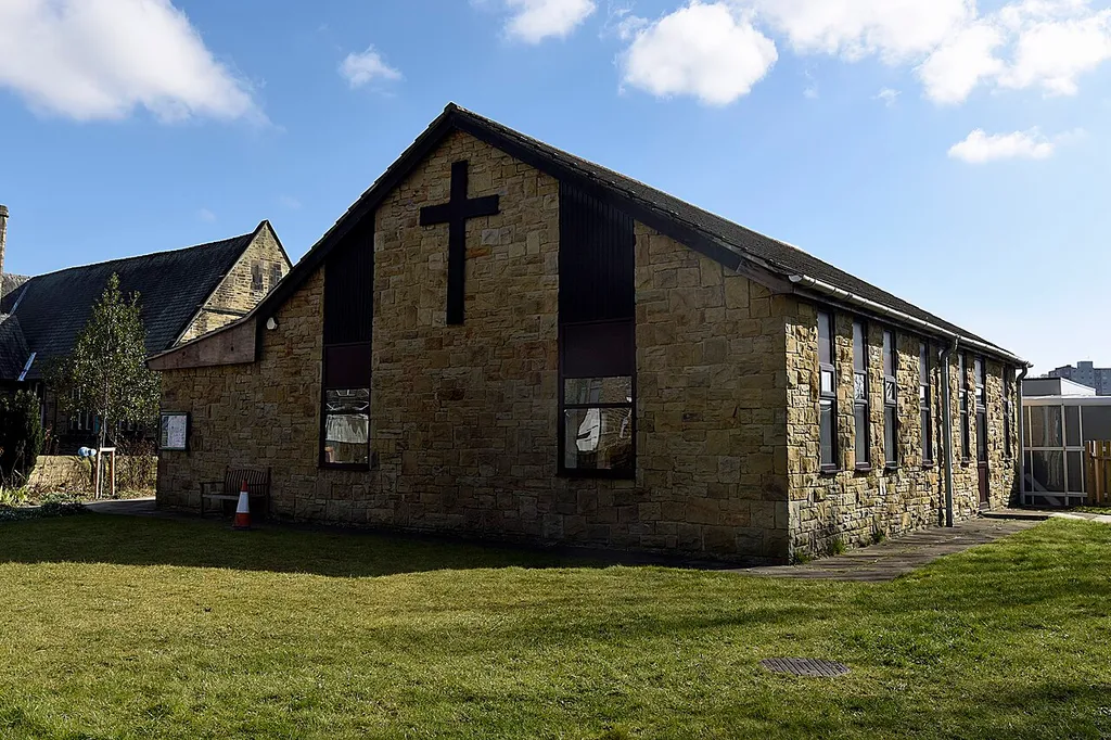 Image shows Holy Trinity Church in Bingley, West Yorkshire, England.