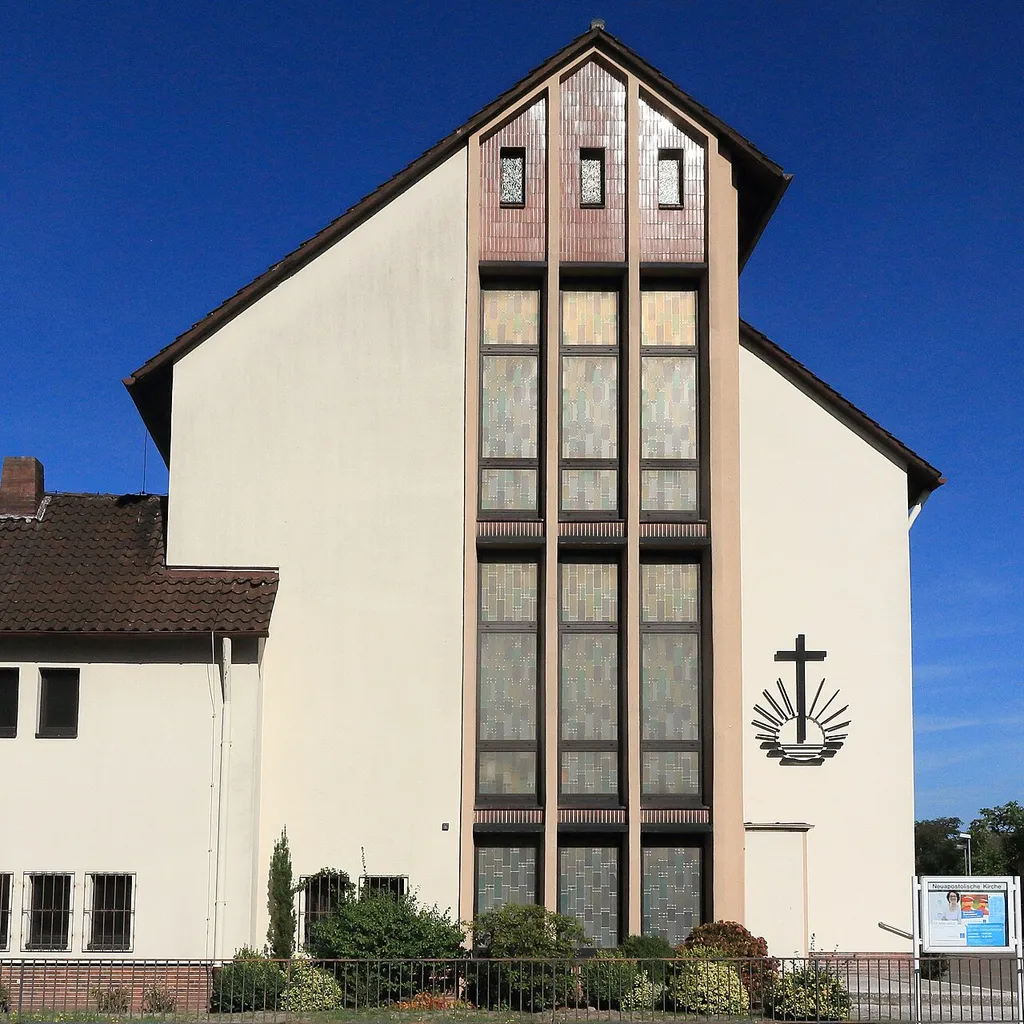 Neuapostolische Kirche, Celle, Jägerstraße. 2022 wurde die Kirche abgerissen