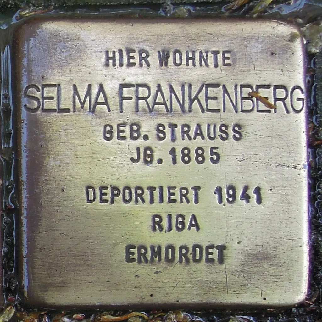 Stolperstein Borkener Str 8 Selma Frankenberg