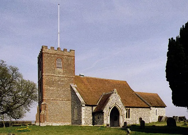 Church of England parish chuch of St James, Winterbourne, Berkshire, seen from the south