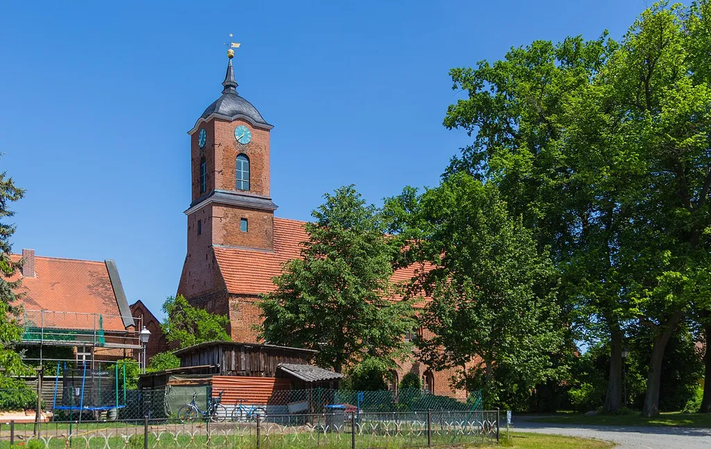 Protestant Abbey Church (Klosterkirche) in Kloster Neuendorf, district of Gardelegen, Altmarkkreis Salzwedel, Saxony-Anhalt, Germany. It is the church of the former Cistercian monastery Neuendorf (Kloster Neuendorf) and a listed cultural heritage monument.