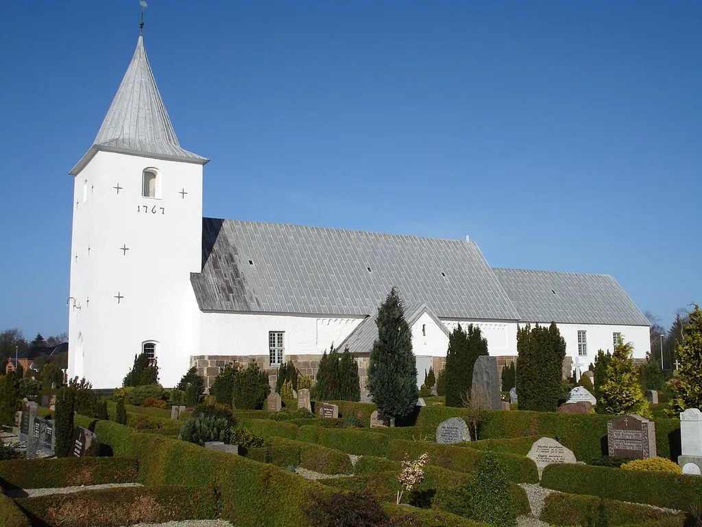 Ål Kirke (Ål Church) in the southern Jutland, Denmark