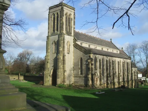St James the Great parish church, Salop Street, Eve Hill, West Midlands, seen from the south