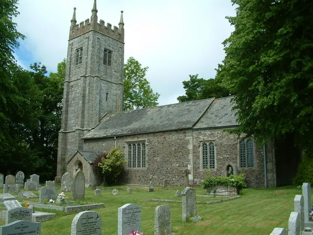 St Michael's parish church, Spreyton, Devon, seen from the southeast