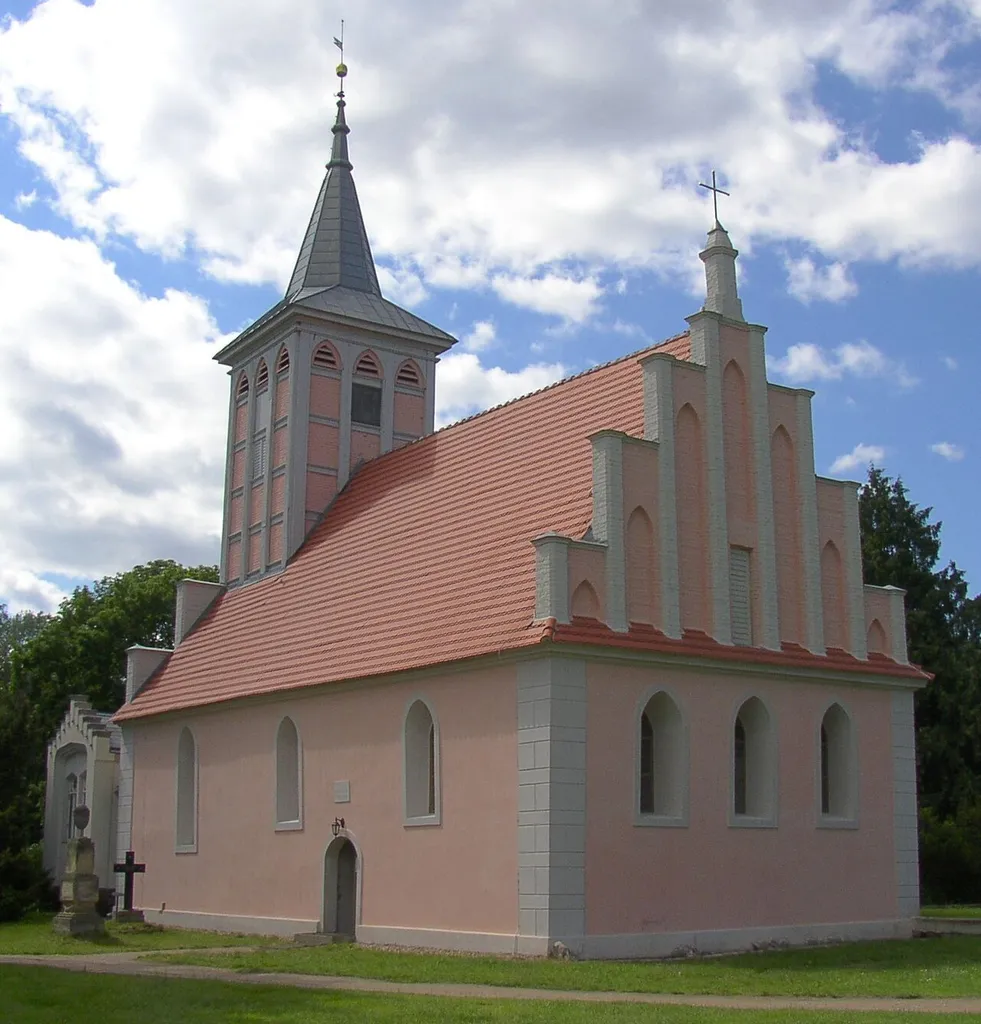 Church in Schwedt-Criewen in Brandenburg, Germany