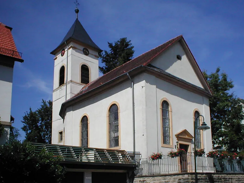 Evangelische Kirche in Sinsheim-Hasselbach, erbaut 1807