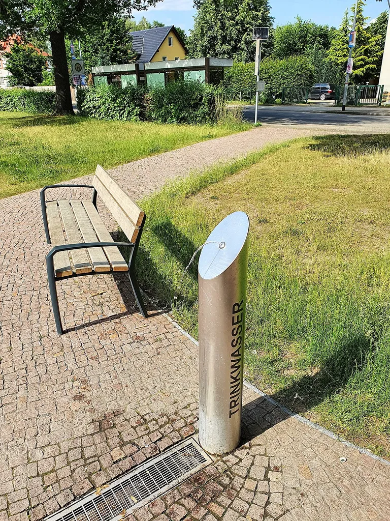 Trinkbrunnen im Park am Bahnhof in Bad Lausick