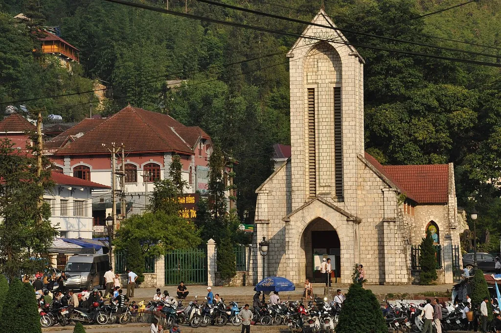 nha tho Da , Sapa vietnam