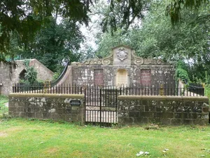 Gwillim Memorial approximately 15 metres north west of Church of St Dubricius