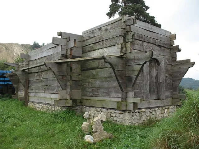 Церква св. Миколая, XVIII ст. Станом на вересень 2010 р. (с. Кліщівна, Рогатинський р-н, Івано-Франківська область)