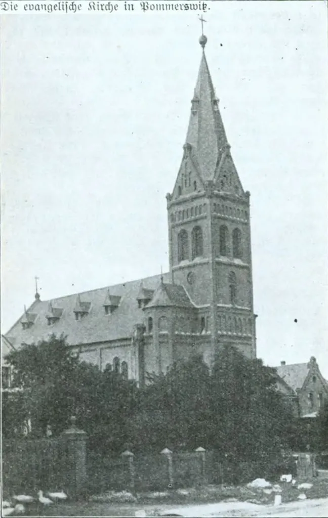 Old Protestant Church in Pommerswitz/Pomorzowice