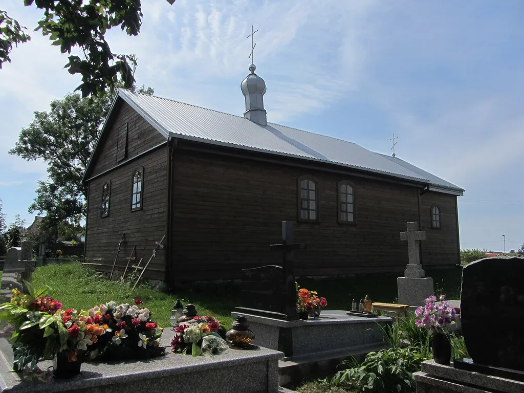 Zespół cerkwi cmentarnej p.w. św. Michała Archanioła: cerkiew p.w. św. Michała Archanioła cmentarz prawosławny Fasty, Dobrzyniewo Duże