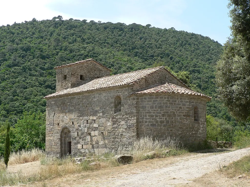 Ermita de Sant Fruitós, al municipi de Sant Ferriol This is a photo of a building listed in the Catalan heritage register as Bé Cultural d'Interès Local (BCIL) under the reference IPA-10584.
