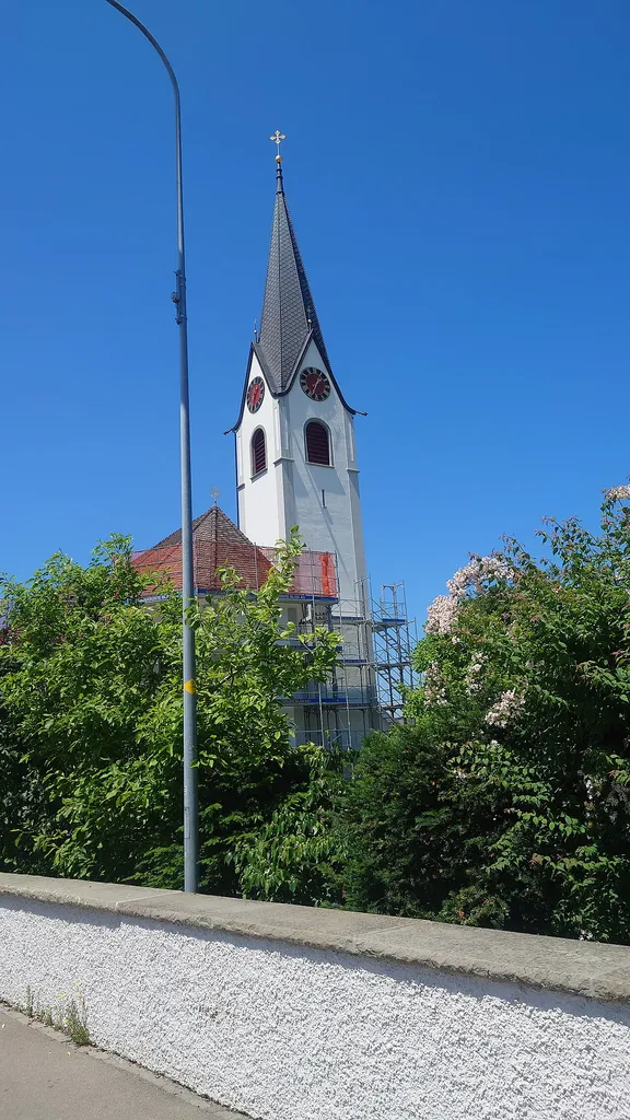 Die katholische Kirche von Tübach