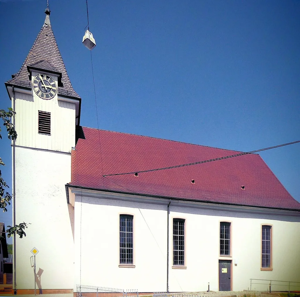 Evangelische Kirche in Wittenweier, Gemeinde Schwanau, Deutschland
