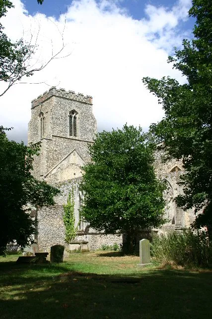 St John's Church, Stanton. At first glance a normal church. But look again; it has no roof. The church was derelicted in the early 1960s, and is now in the hands of the Churches Conservation Trust.