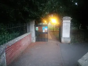 Gate Piers And Gates To Churchyard