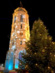 church tower of Stadtkirche Balingen