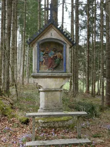 Kreuzwegstation Burg in Wielenbach
