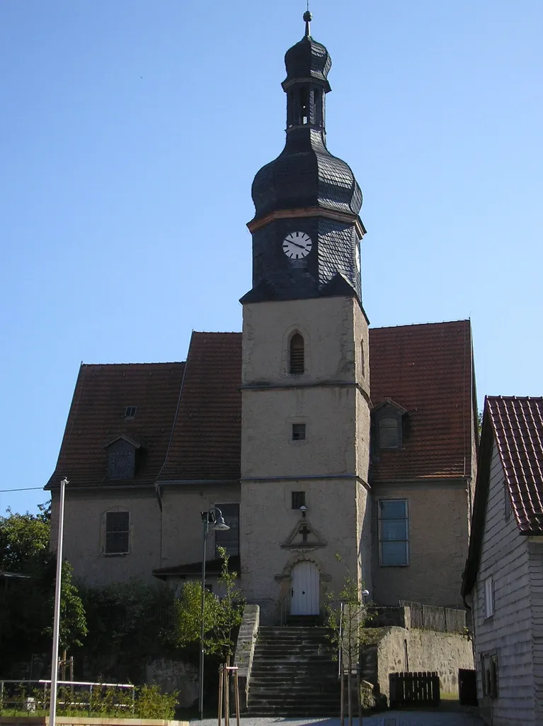 Die Dorfkirche von Ilmenau-Roda bei Ilmenau in Thüringen