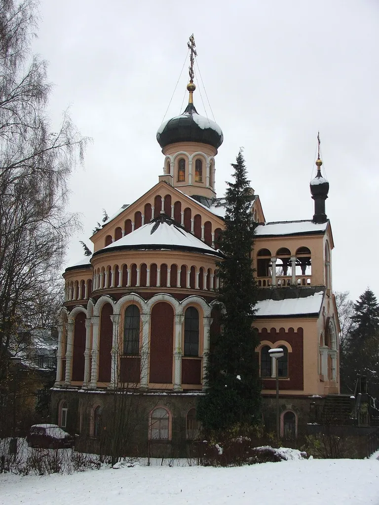 Orthodox church of St. Vladimir in Mariánské Lázně (Marienbad), Czechia (1900-1902).