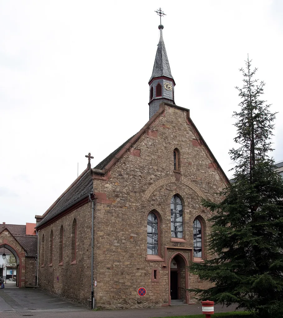 Die unter Denkmalschutz stehende Hospitalkirche der Stadt Bensheim