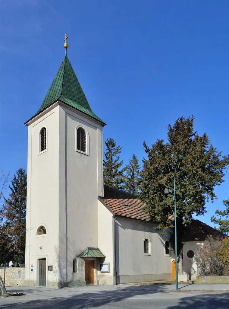 Catholic parish church in Pachfurth, Municipality Rohrau, Lower Austria, Austria