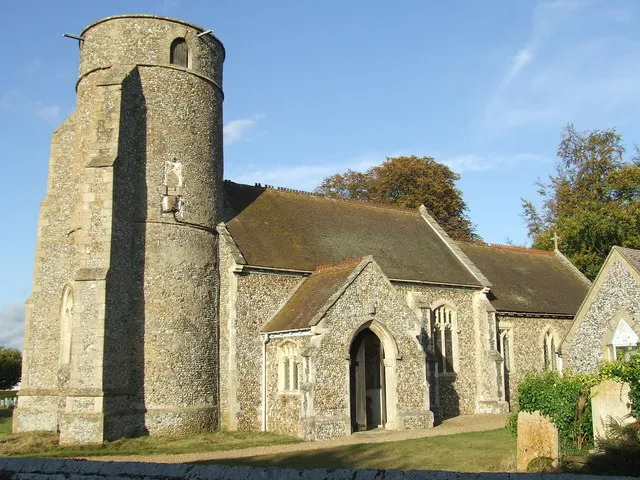 All Saints' parish church, Beyton, Suffolk, seen from the southwest