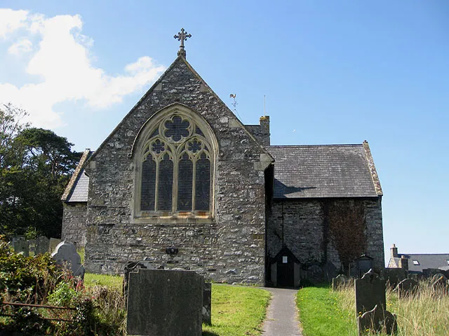 East end of St Mary's, Trefdraeth/Newport A church of cruciform design with west tower in a commanding position overlooking the town.