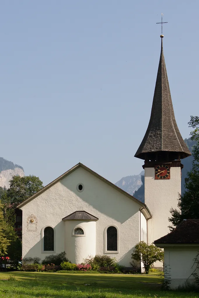 Kirche in Lauterbrunnen (BE)