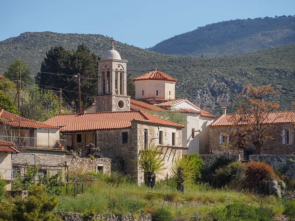 Church of Eisodia Theotokou in Kalloni, Laconia
