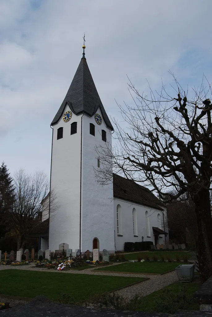 Protestant church of Sitterdorf, canton of Thurgovia, Switzerland