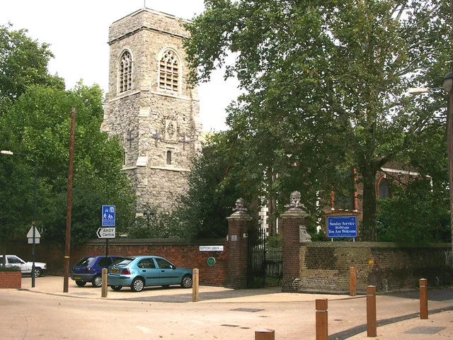 The Church of St. Nicholas. Christopher Marlow is said to be buried in the churchyard of St. Nichols. But legend has it that he was not murdered in 1593 but escaped charges of treason by fleeing to the West Country and changing his name to William Shakespeare. A plaque to him can be found on the east wall Marlovian_theory