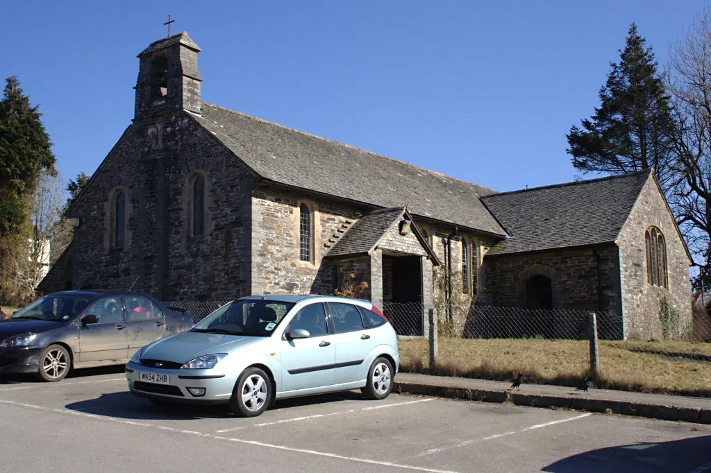 The Church of St. Thomas of Canterbury, Camelford. A small church by the car park.