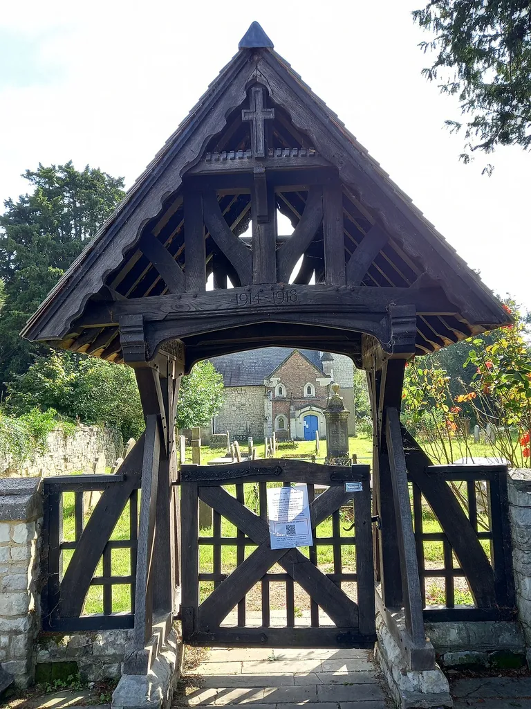 Reigate and Banstead, War Memorial Lych Gate, Church of St Andrew, Reigate.