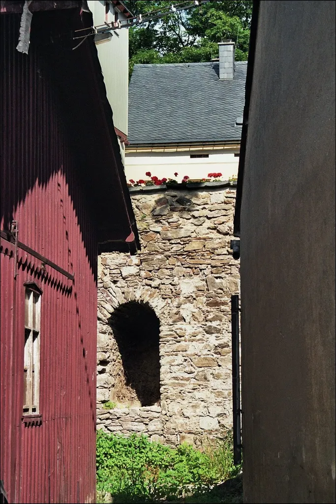 Sayda: Reste der alten Stadtmauer