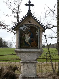 Kreuzwegstation Burg in Wielenbach