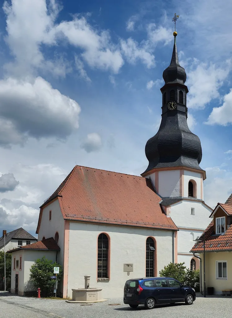 Evangelisch-lutherische Maria-Magdalena-Kirche Schnabelwaid, Landkreis Bayreuth, Oberfranken, Bayern, Deutschland