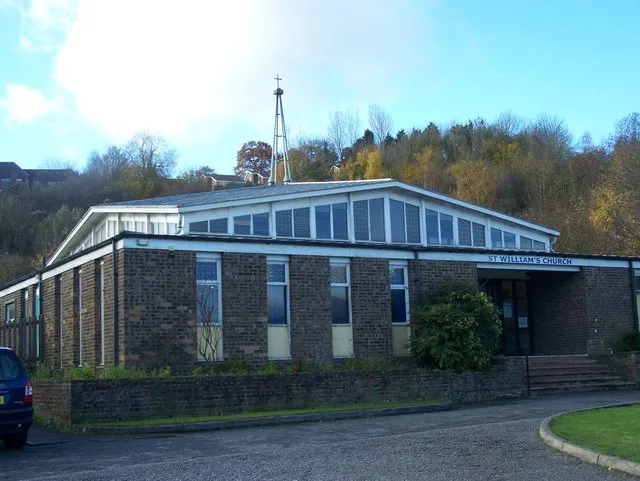St William's Church, Walderslade In Walderslade Bottom Village carpark. C. of E. and Methodist Church. "Here to offer Christ in every home"