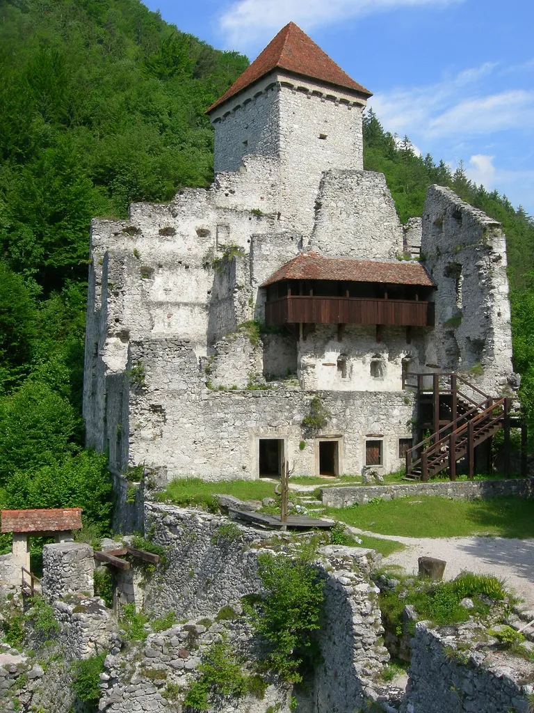 Grad Kamen (Rock castle), castle in Slovenia (near Begunje na Gorenjskem) - the oldest part from 13. century