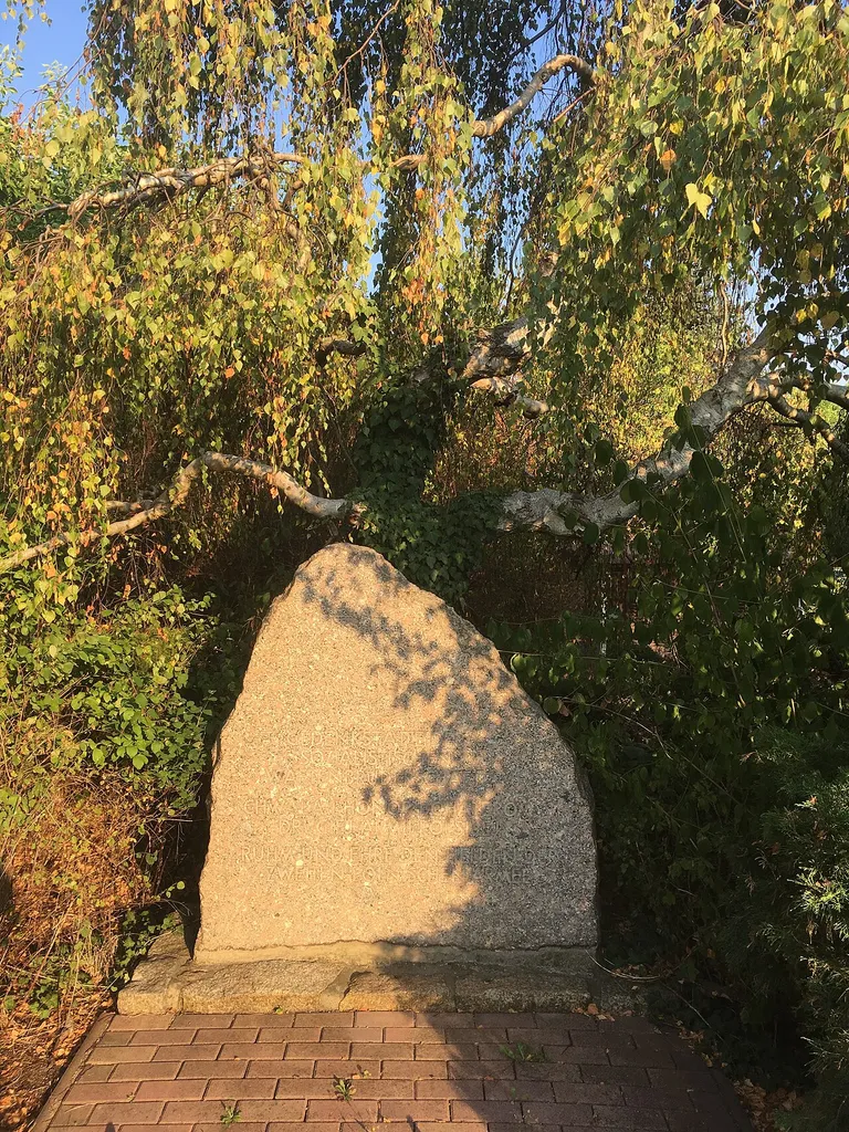 Soldiers memorial in memory to the 2nd Polish Army in Klitten; of historical importance