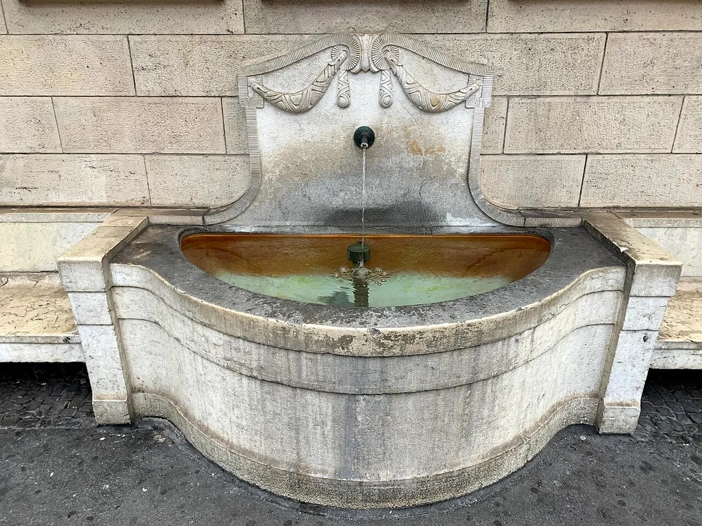 Tram Station Fountain