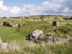 St Piran's Church remains, St Piran's Cross, and their surrounding enclosure
